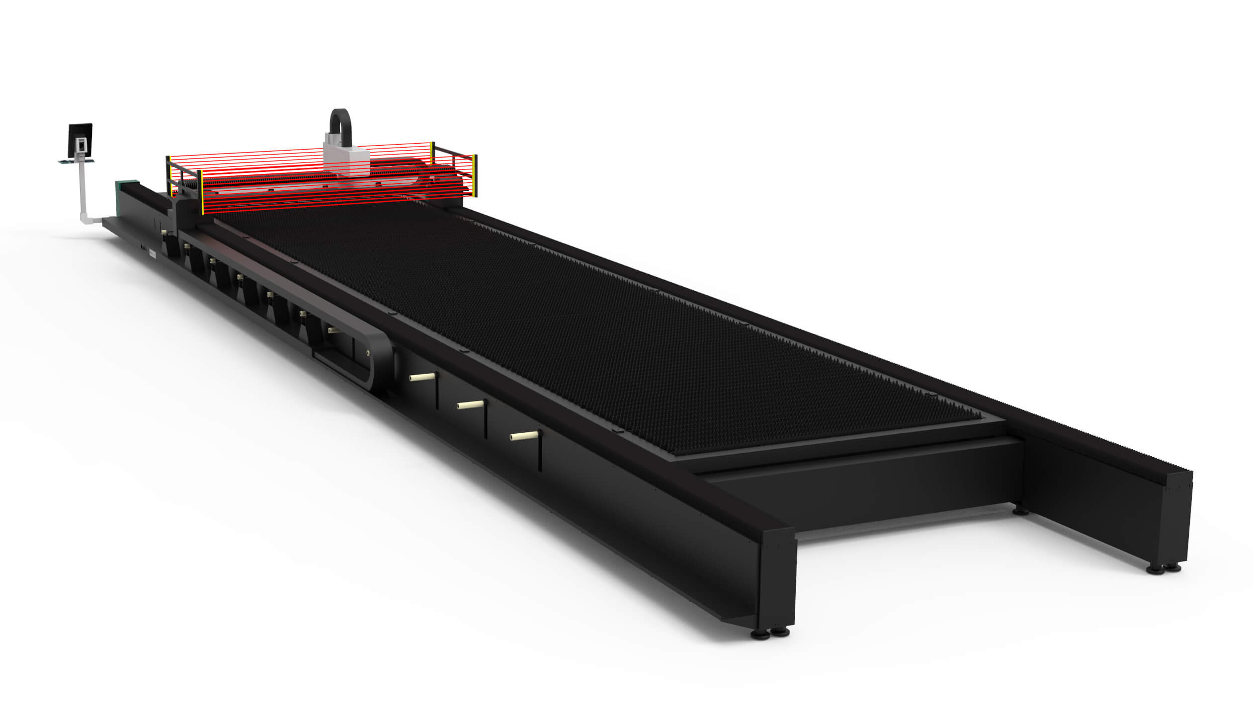 Equal strength docking overweight plate welding bed