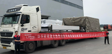 The 20000w High Power Fiber Laser Cutting Equipment OR-PH from Oree Laser Has Been Delivered Successfully!
