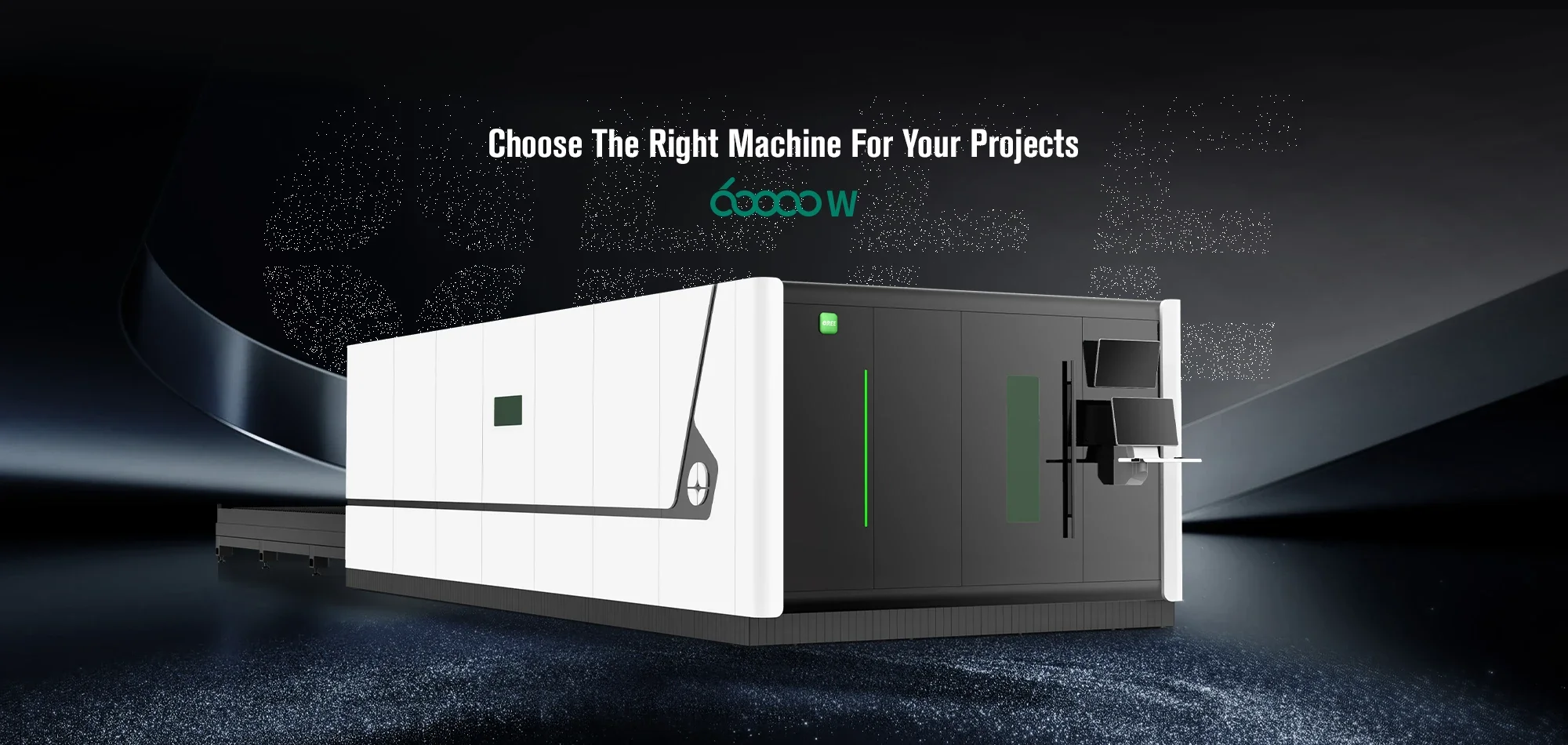 60000w High Power Fiber Laser Metal Cutting Machine